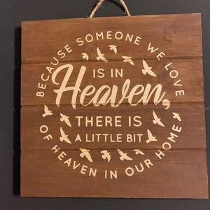 Beautiful wood plank, great for a gift